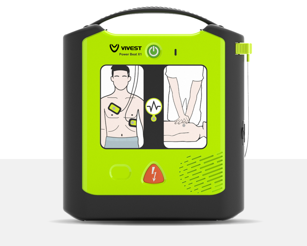 De ViVest PowerBeat X1 AED van Fivaro