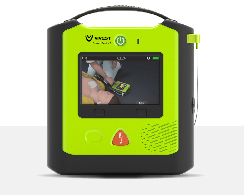 De ViVest PowerBeat X3 AED van Fivaro