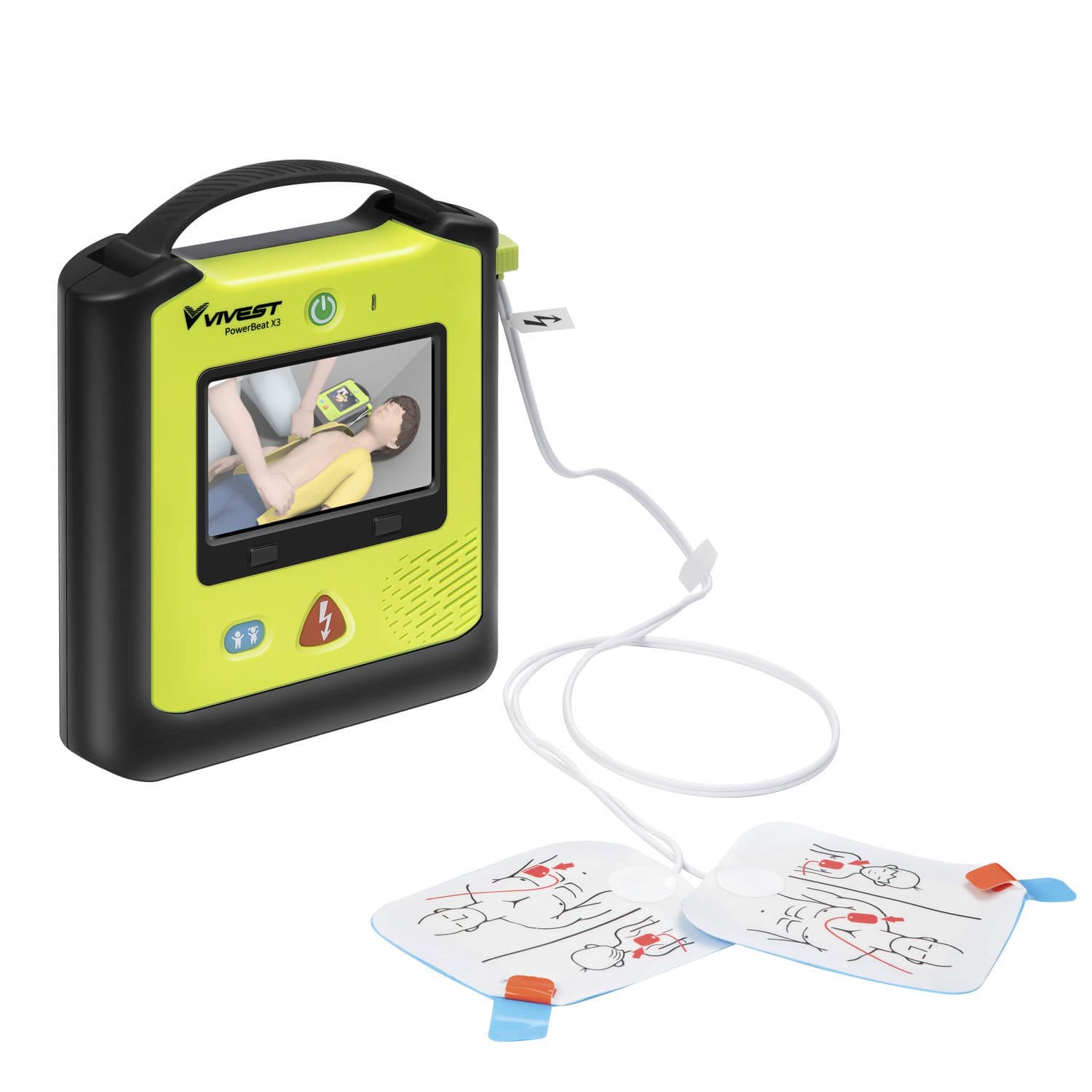 De ViVest PowerBeat X3 AED van Fivaro