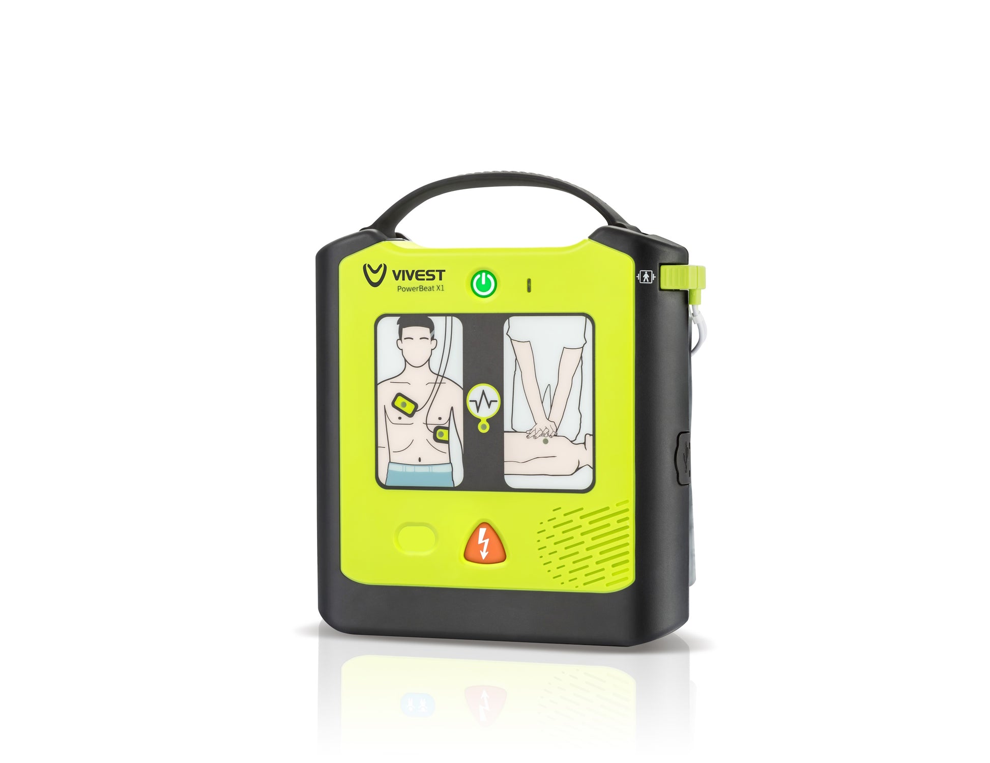 De ViVest PowerBeat X1 AED van Fivaro