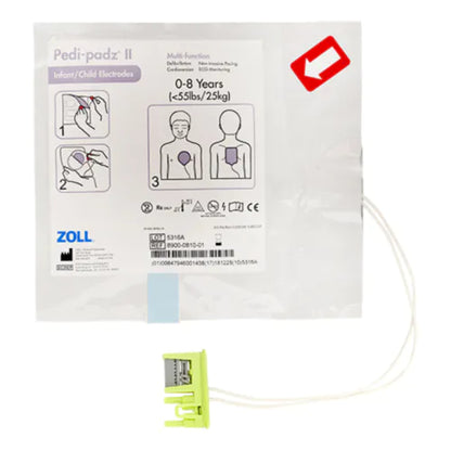 De ZOLL Pedi-Padz Kinderelektroden van Fivaro